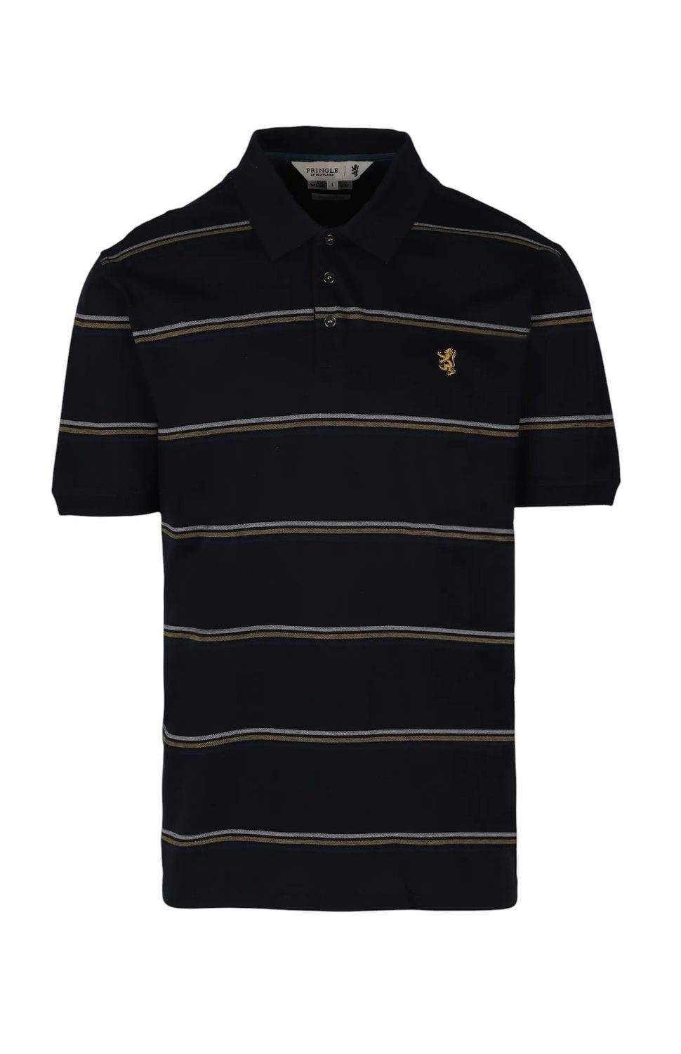 Pringle | Scott Stipe Mercerised  Golfer | Navy