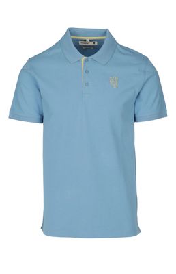 Pringle | Aiden Slim Fit  Pique Golfer | Blue