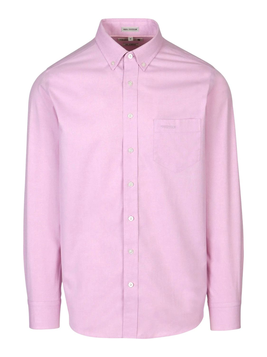 Pringle | Alexander Classic Long Sleeve Easy Care Shirt | Light Pink, Size: M