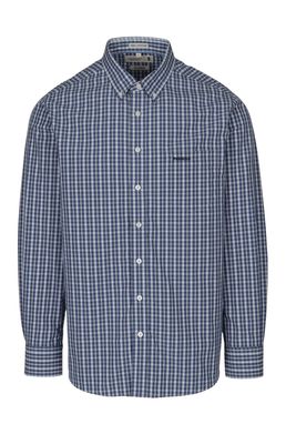 Pringle | Alan Classic Long Sleeve Shirt | Blue