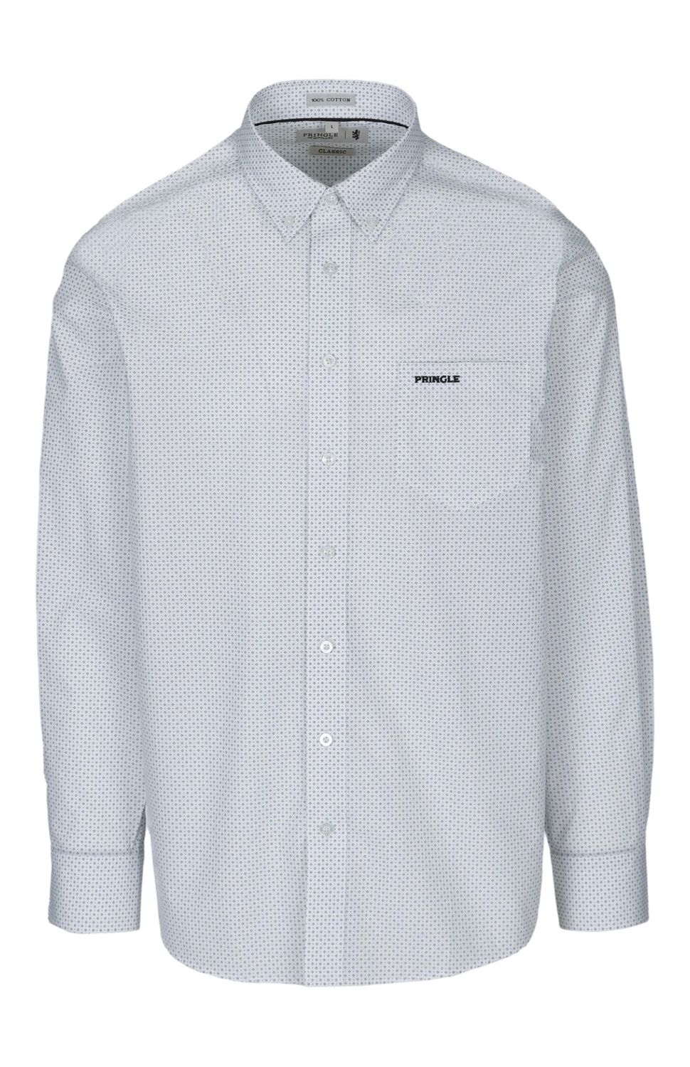 Pringle | Magnus Classic Long Sleeve Shirt | White