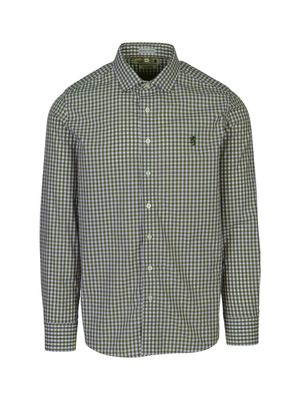 Pringle | Bernard Tailored Long Sleeve Easy Care Shirt | Olive