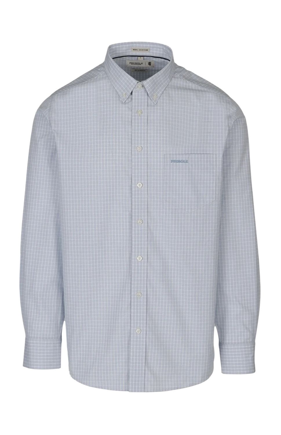 Pringle | Lawrence Classic Long Sleeve Shirt | Light Blue