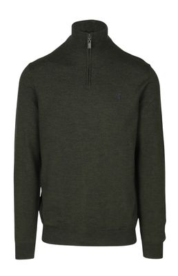 Pringle | Ernie 1/4 Zip Merino Knit | Fatigue