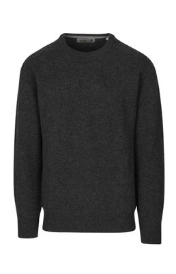 Pringle | Johnson Lambswool Crewneck Sweater | Charcoal