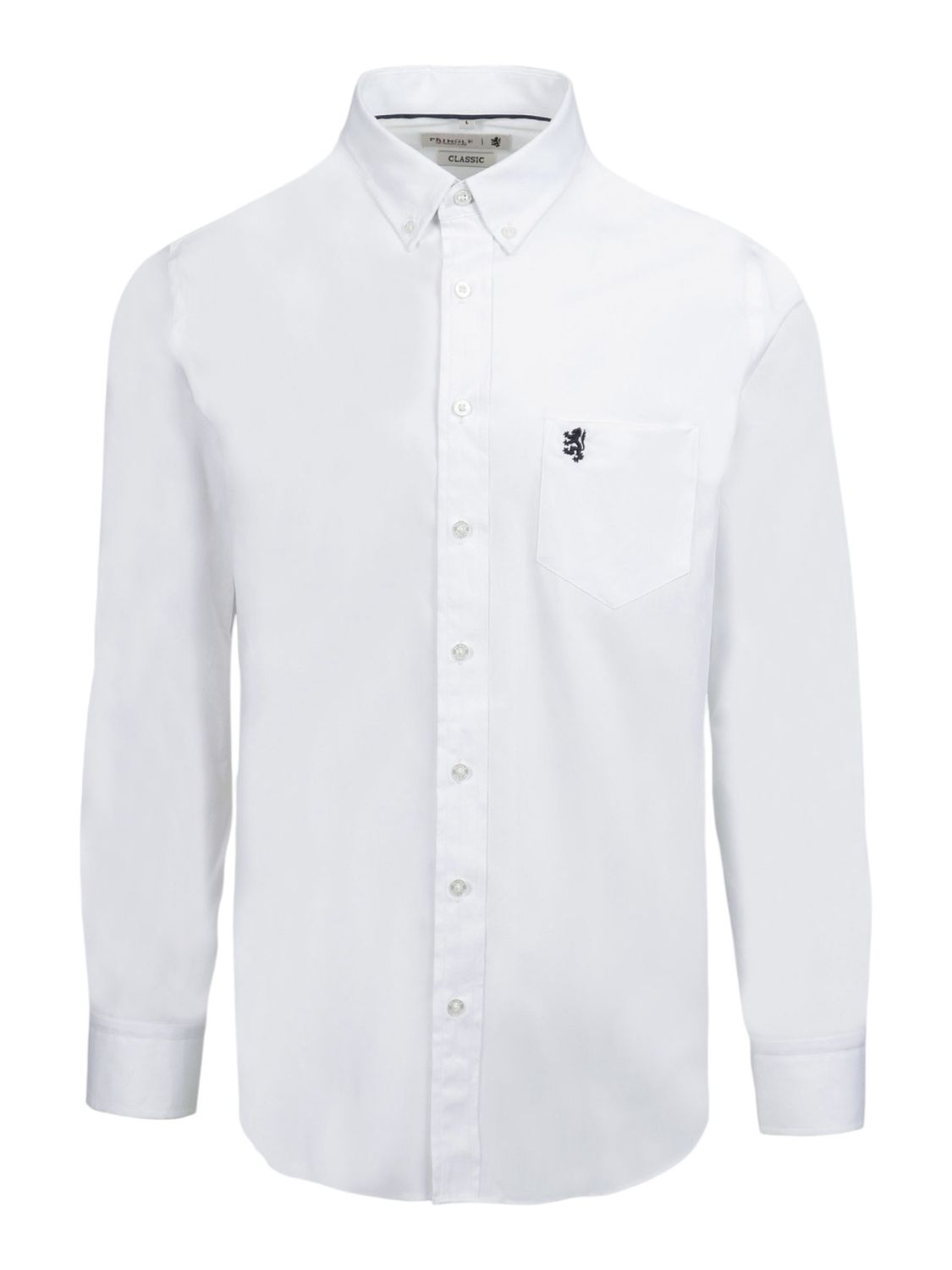 Pringle | Tall Classic Stretch Long Sleeve Shirt | Jacob | White, Size: S