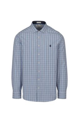 Pringle | James Tailored Long Sleeve Shirt | Blue