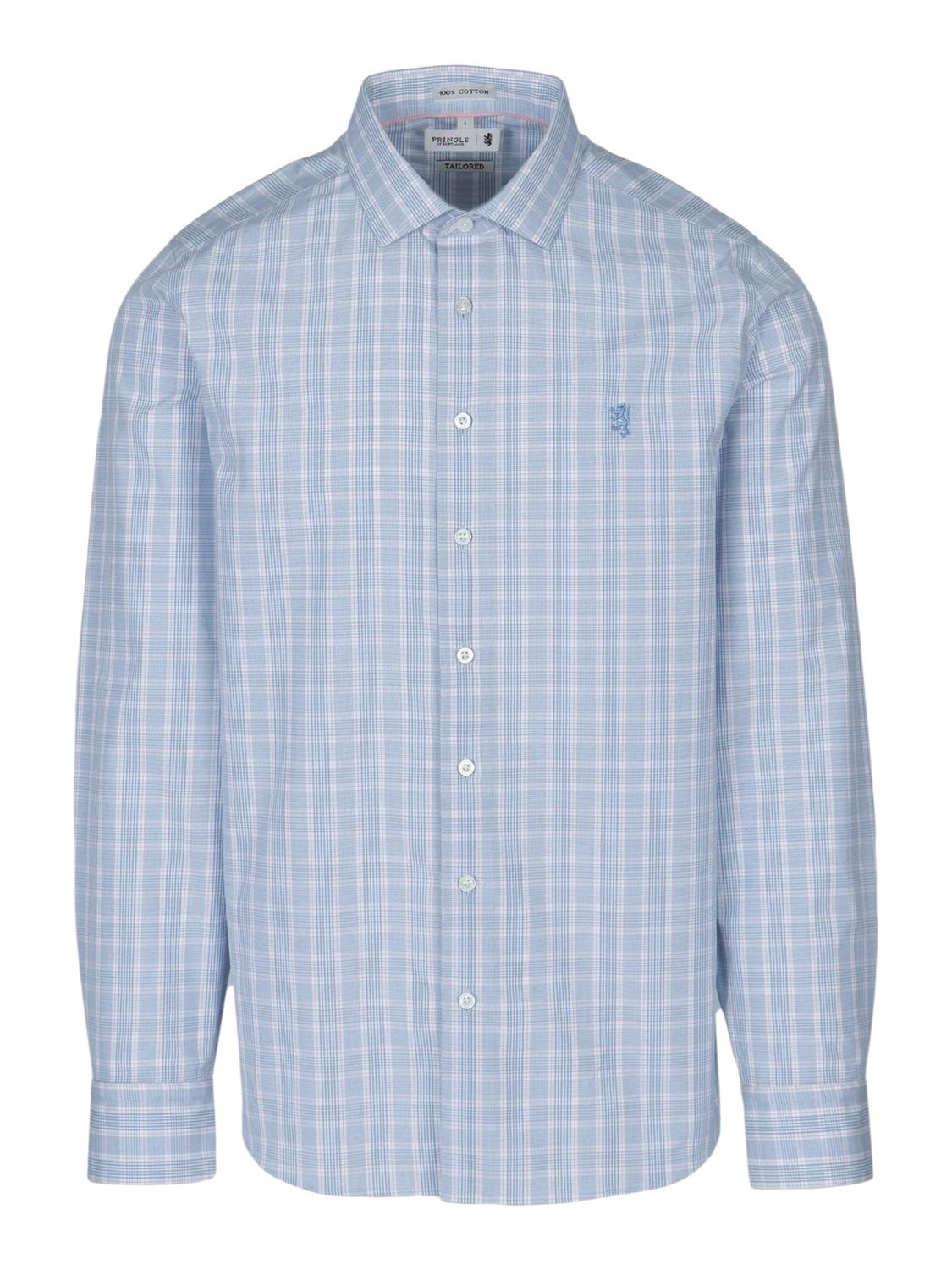 Pringle | Clark Tailored Long Sleeve Shirt | Blue, Size: M