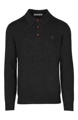 Pringle | Gary Merino Knitwear Golfer | Charcoal