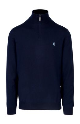Pringle | Ernie 1/4 Zip Merino Knit | Navy