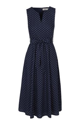 Pringle | Chloe Spot Midi Dress | Navy