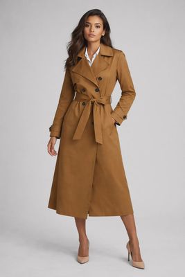 Pringle | Claudia Trench Coat | Camel