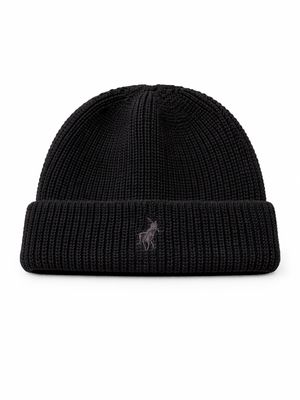 Polo | Knitted Beanie | Black