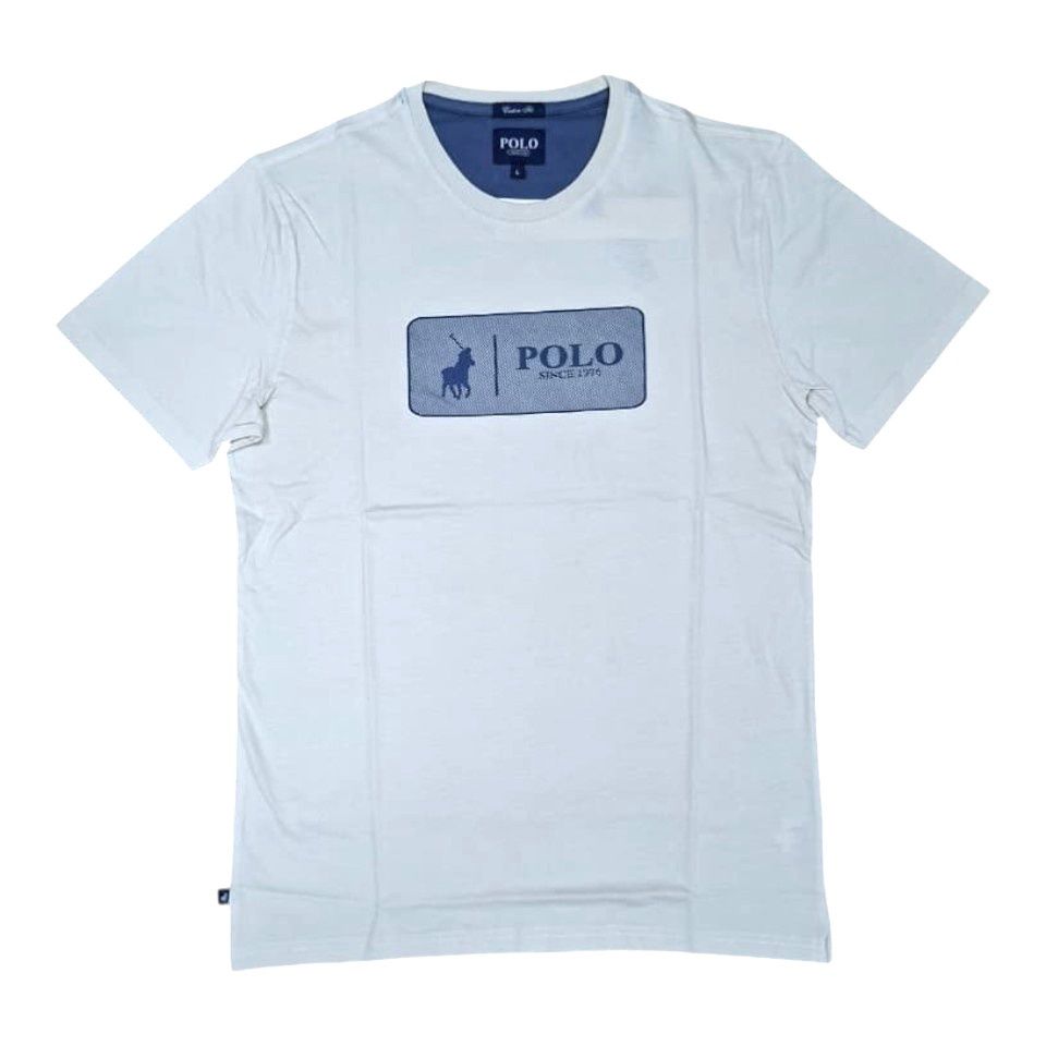 Polo | Thomas Block Logo Printed T-shirt | White