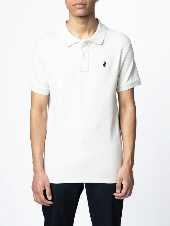 Polo | Carter Essential Pique Golfer | Light Grey, Size: S