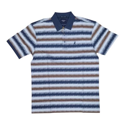 Polo | Kendrik Printed Double Mererised Golfer | Charcoal