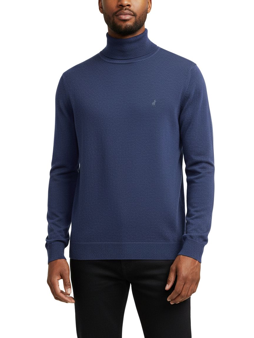 Polo | Bradley Roll Neck Knitwear | Navy