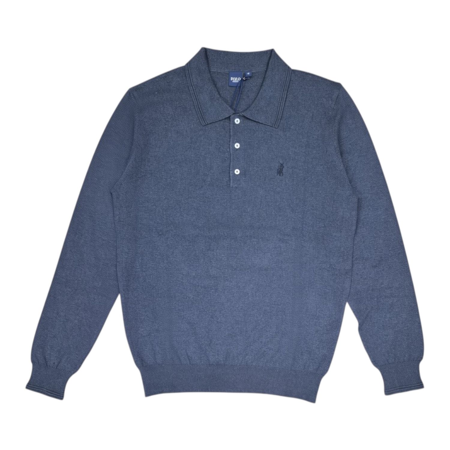 Polo | Fredrick Long Sleeve Knitwear Golfer | Charcoal Melange