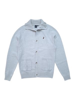 Polo | Harold Cashmere Button Through Knitwear | Off White