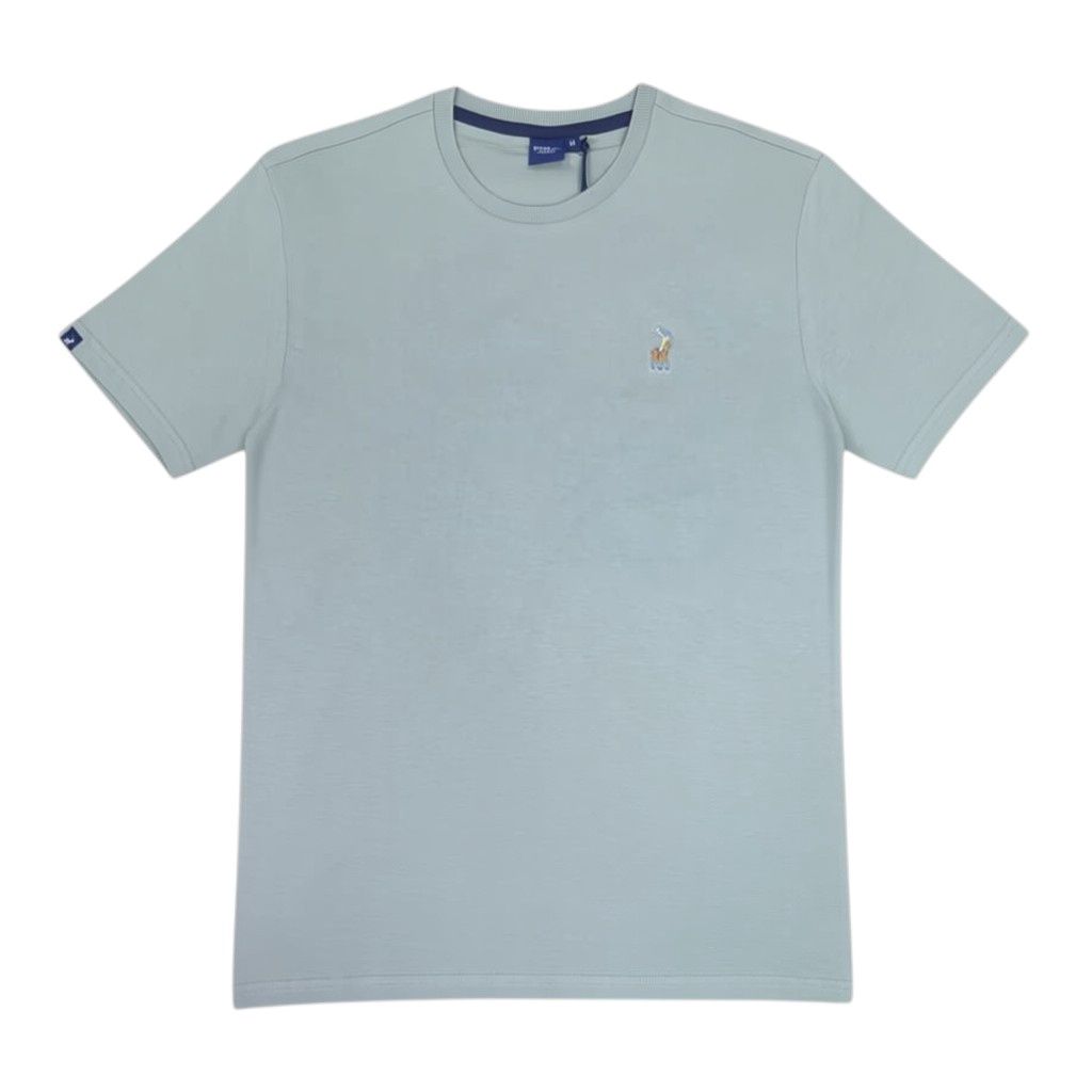 Polo | Lucas Essential Plain T-shirt | Sage