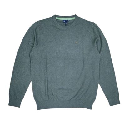 Polo | Luke Essential Cotton Crew Knitwear | Fatigue