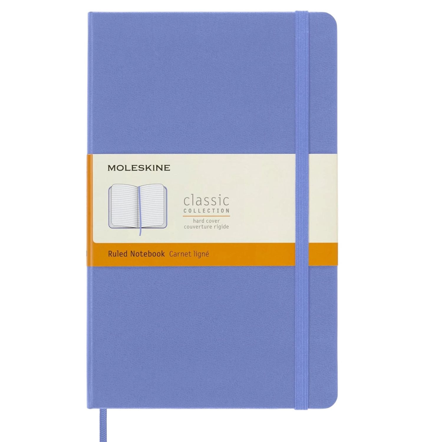 Moleskine | Classic Notebook Hard Cover | Hydrangea Blue - Ruled