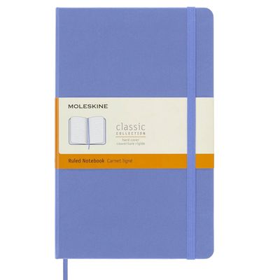 Moleskine | Classic Notebook Hard Cover | Hydrangea Blue - Ruled