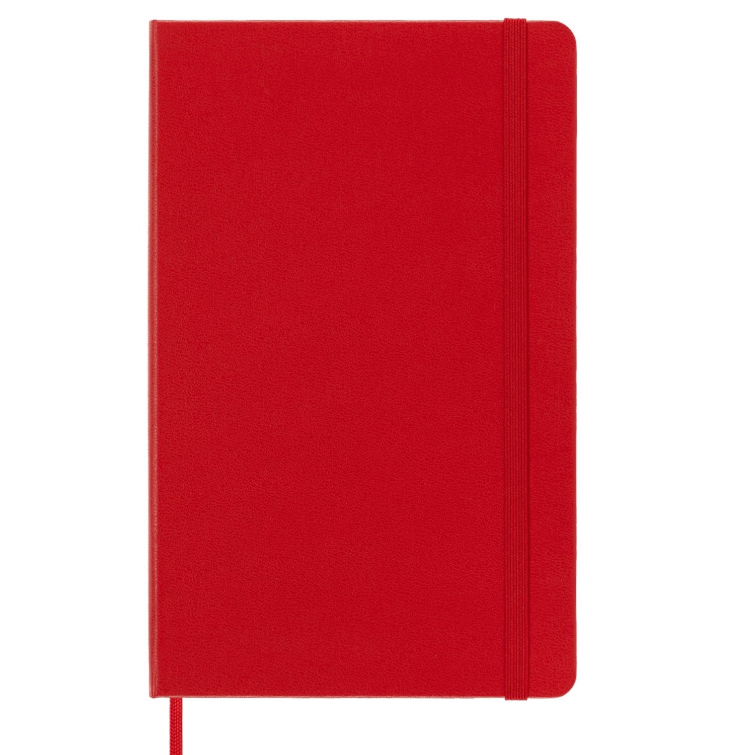 Moleskine | Classic Notebook Hard Cover | Scarlet Red - Ruled, Size: Large - 13 × 21 cm