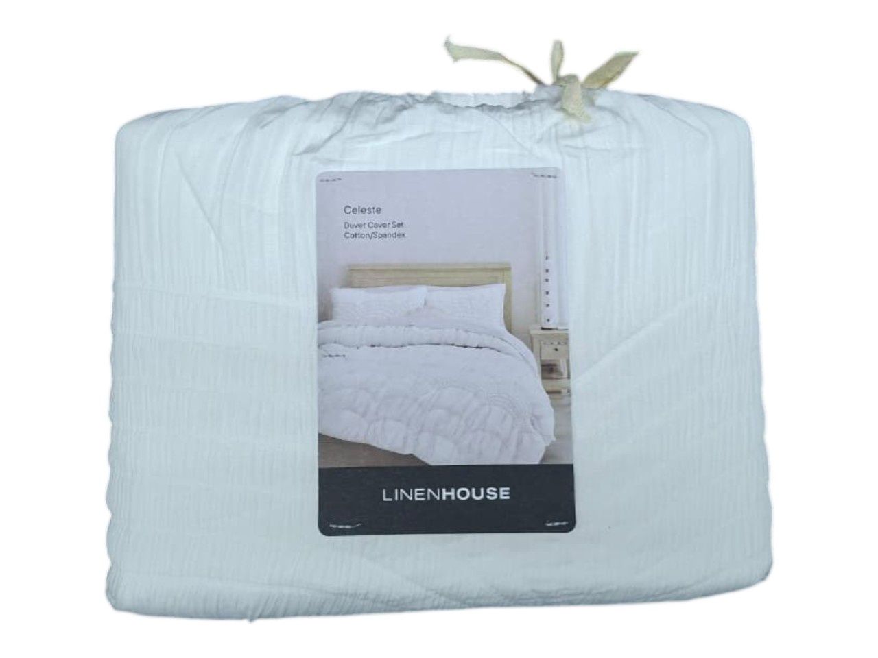 Linen House | Celeste Duvet Cover Set | White