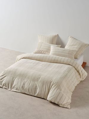 Linen House | Pambula Duvet Cover Set | Vanilla