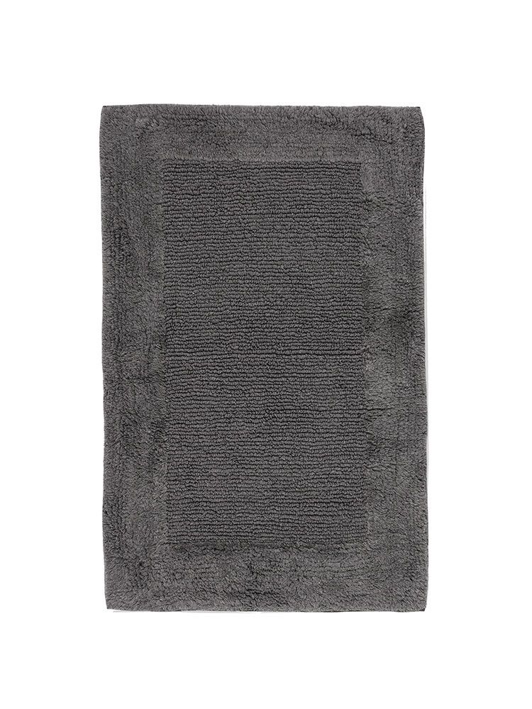 Linen House | Reno Bath Mat | Smoke | 50 x 80cm