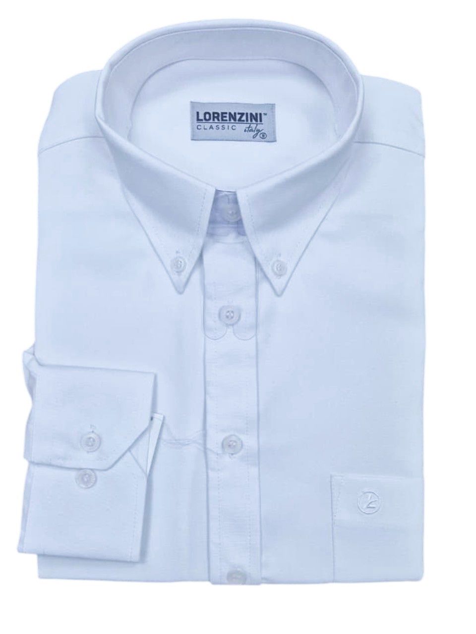Lorenzini | Classic Long Sleeve Shirt | LO50/775 | White, Size: S