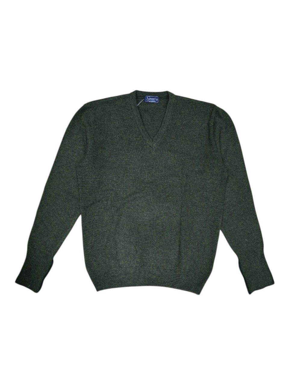 Grant | Lambswool V-Neck Jersey | Leida, Size: S