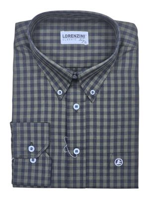 Lorenzini | Classic Long Sleeve Shirt | LO50/123 | Olive