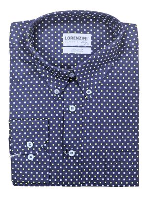 Lorenzini | Scott Classic Long Sleeve Shirt | LO50/776 | Navy