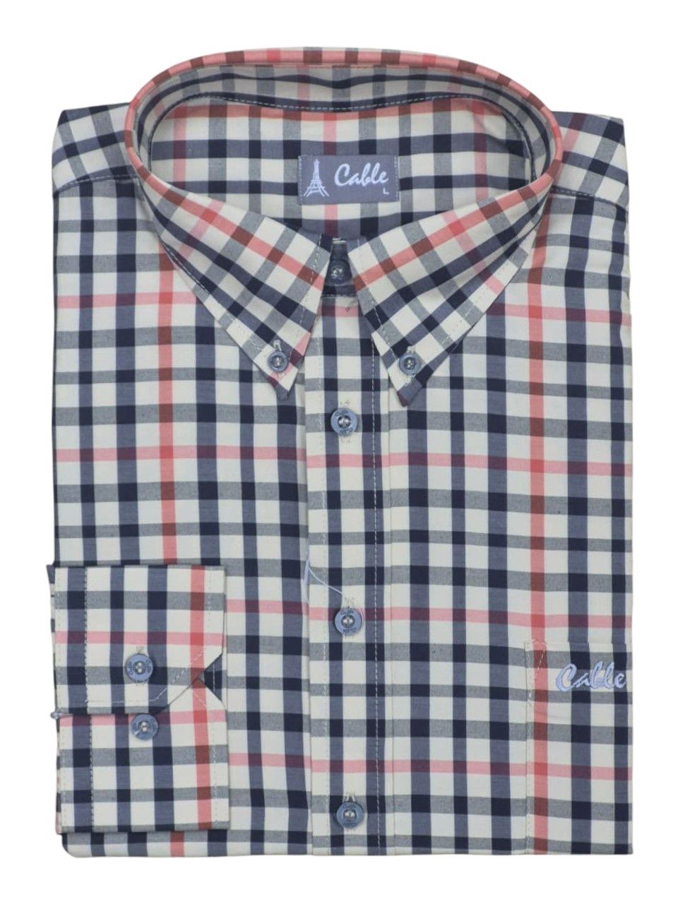 Cable | Classic Long Sleeve Shirt | CL817 | Camel