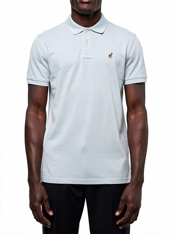 Polo | Carter Essential Pique Golfer | Light Blue