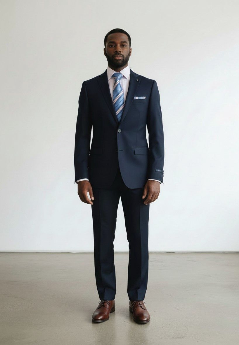 Polo | Bradley Custom Fit Suit | Navy