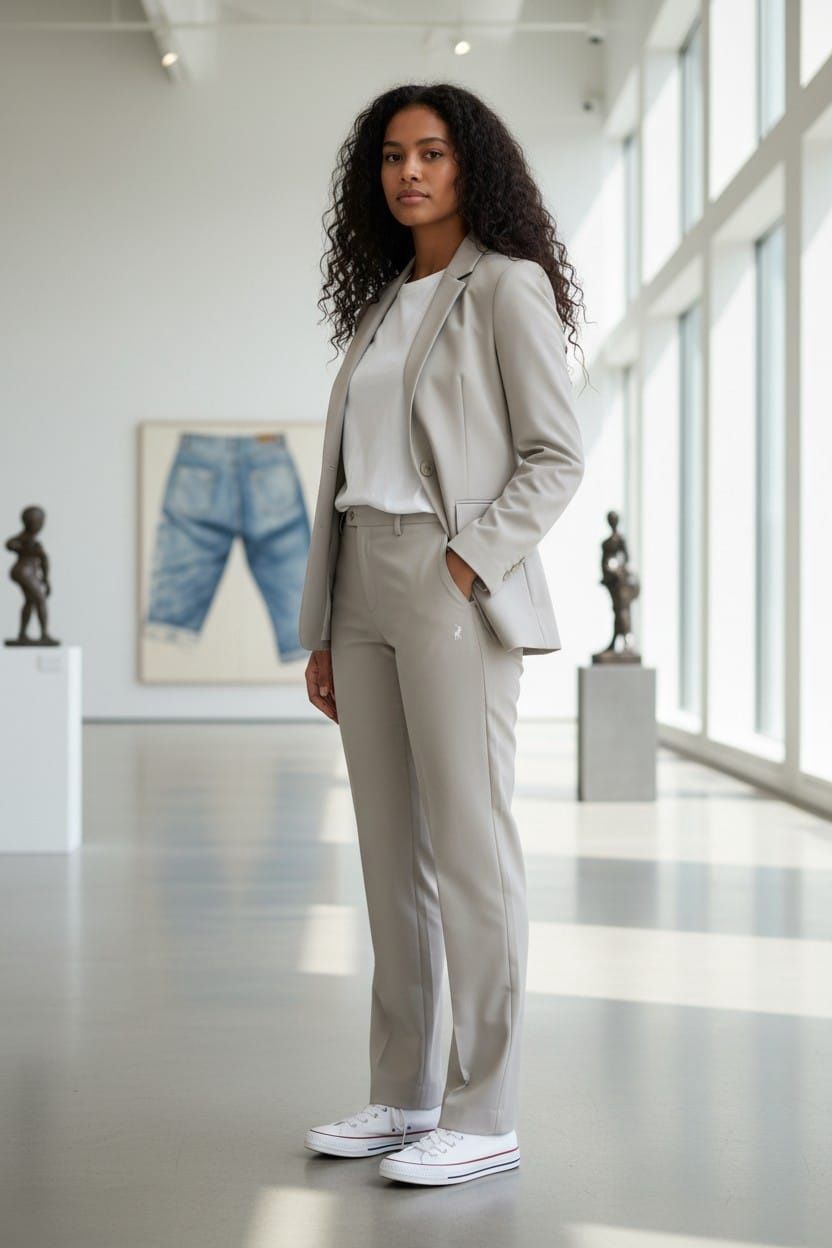 Polo | wmn Tatum Suit Pants | Stone