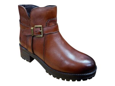 Hush Puppies | Hazel Leather Boots | Tan