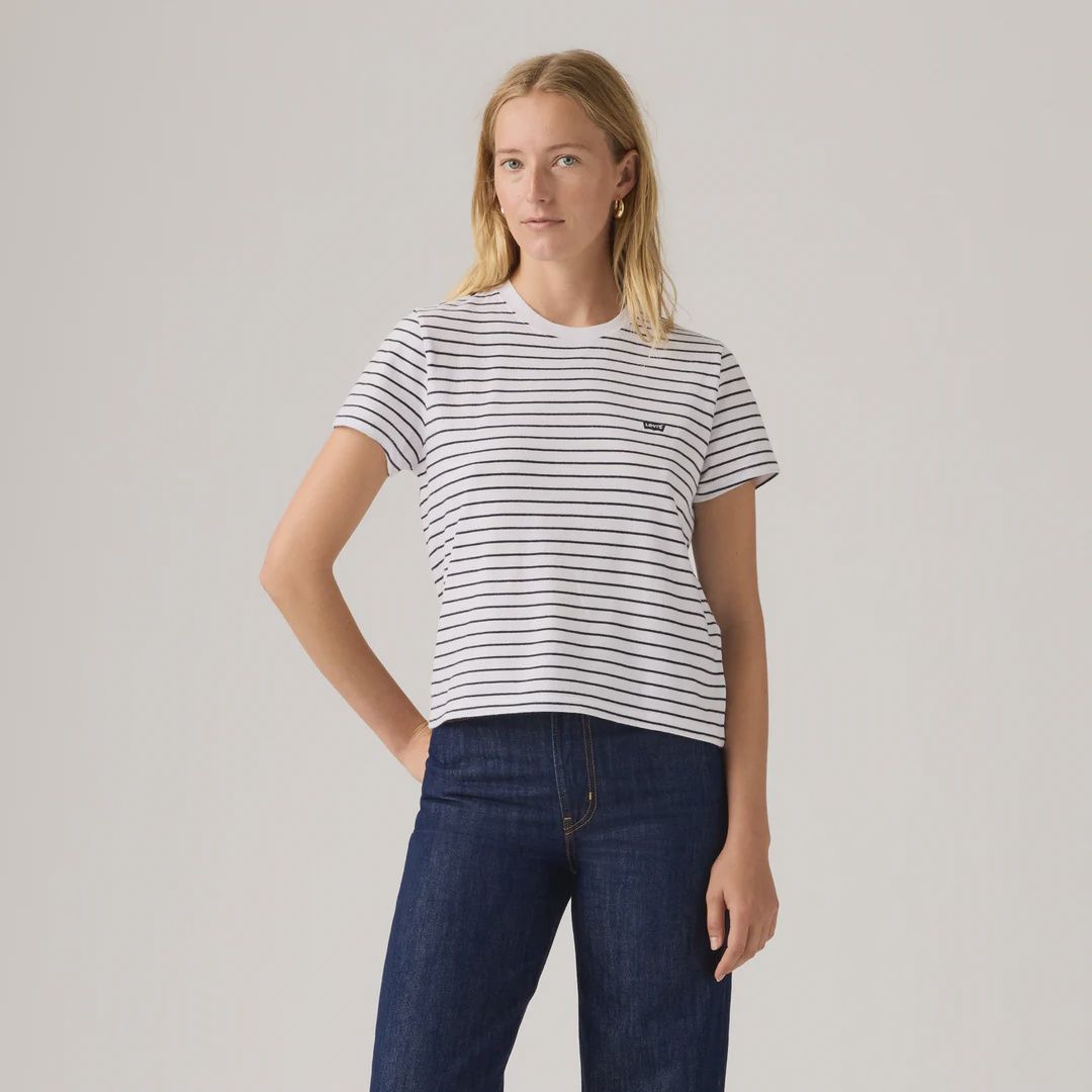 Levi's | Favorite Cotton Stripe Tee | White