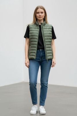 Polo | WMN Bailey Sleeveless Puffer | Olive