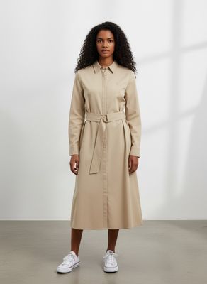 Polo | Mairi Tencel Shirt Dress | Stone