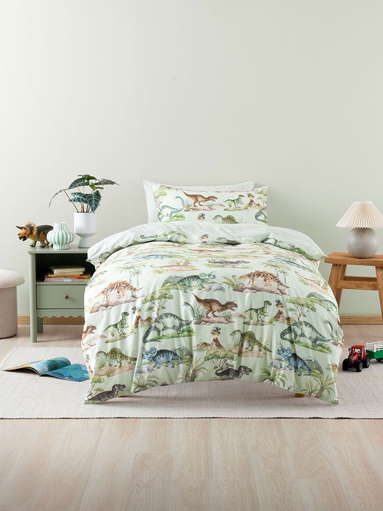 Linen House | Dino Kingdom Duvet Cover Set
