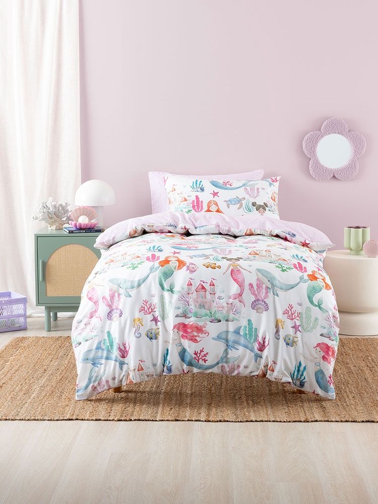 Linen House | Mermaid Splash Duvet Cover Set