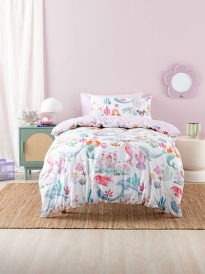 Linen House | Mermaid Splash Duvet Cover Set