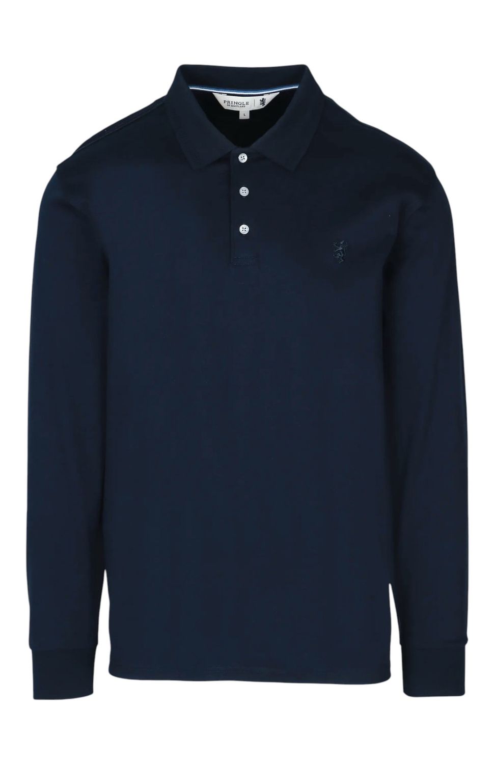 Pringle | Donald Long Sleeve Golfer | Navy