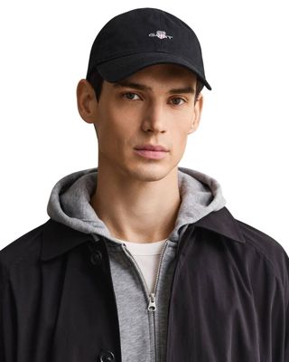 Gant | Shield Cotton Twill Cap | Black