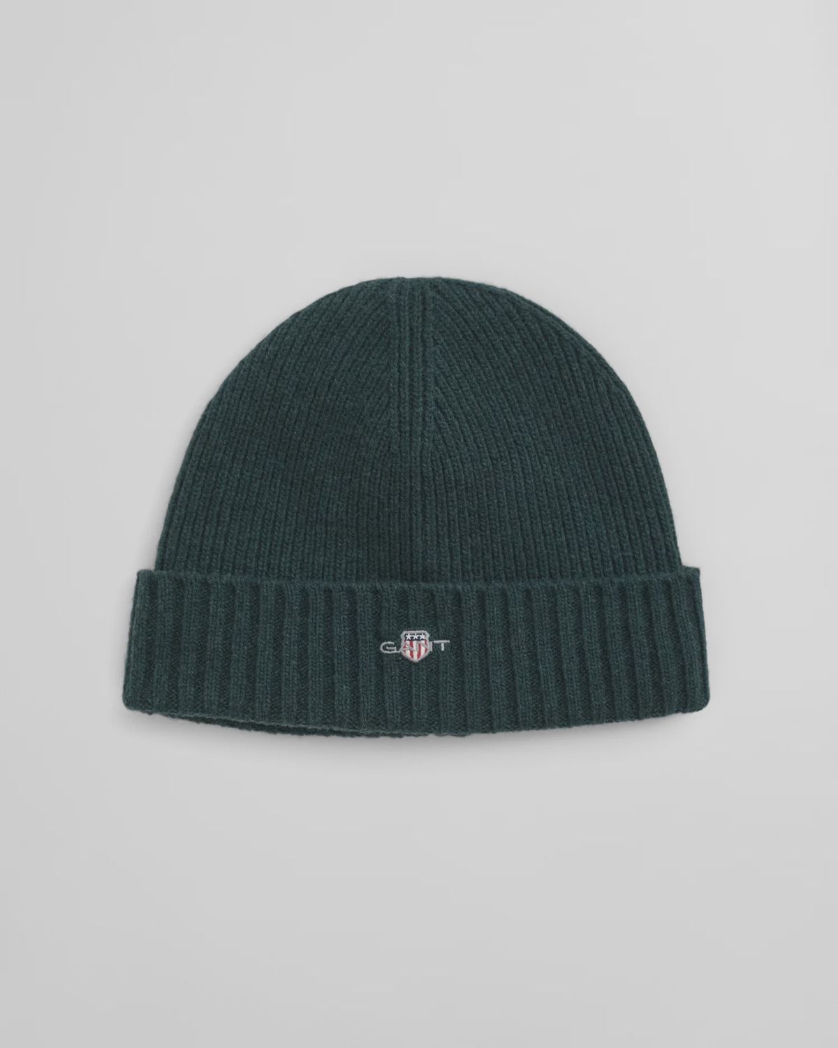Gant | Unisex Shield Wool Beanie | Green, Size: One Size