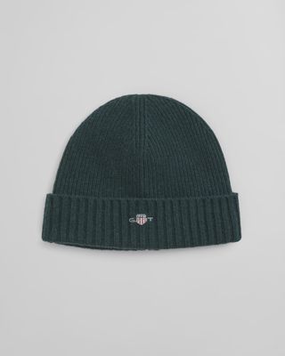Gant | Unisex Shield Wool Beanie | Green